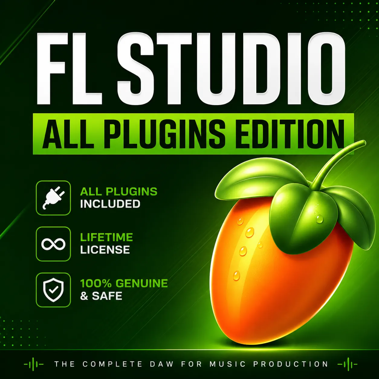 FL STUDIO 2025 ALL PLUGINS EDITION [LIFETIME LICENSE] MAC & PC