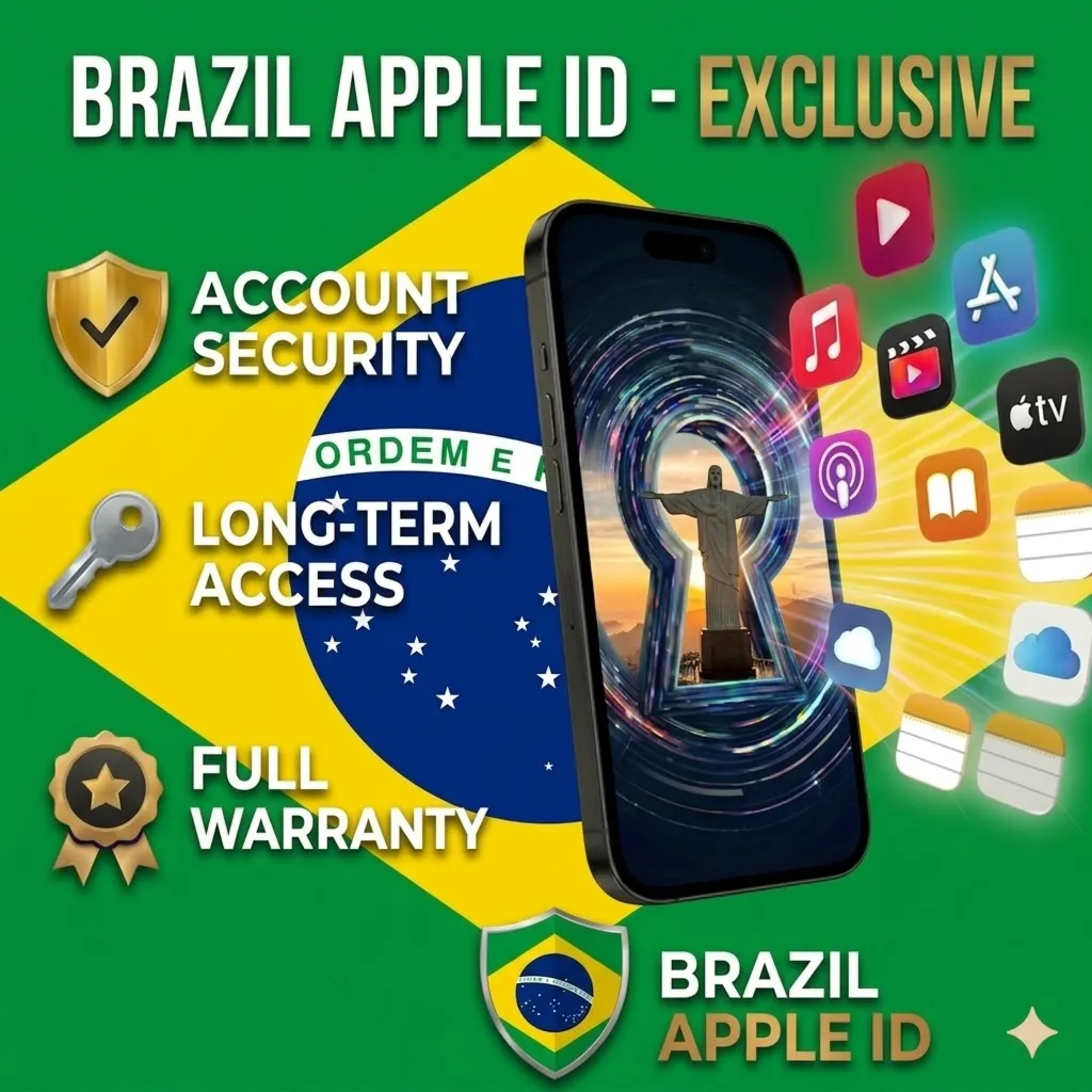 Регион Бразилия | Личный Apple ID | Без 2FA | Полный доступ - irongamers.ru