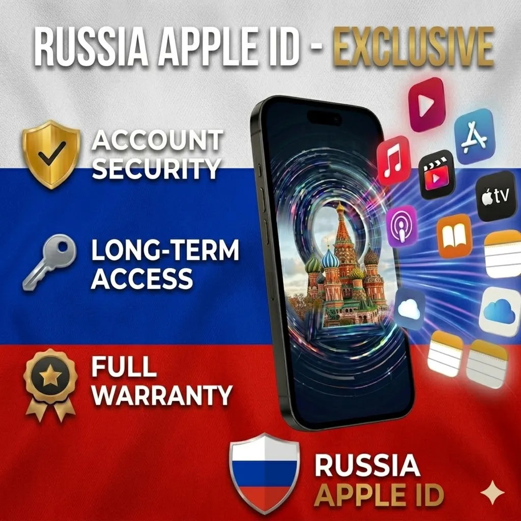 Регион Россия | Личный Apple ID | Без 2FA | Полный доступ