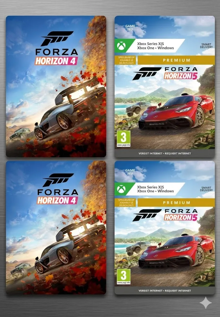 Forza Horizon 4 Standard Edition +Forza Horizon 5 Premium Edition  ( XBOX + PC )