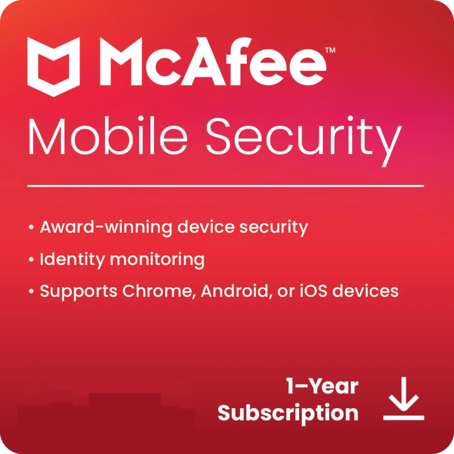 McAfee Mobile Security +  — 10 устройств, 1 год
