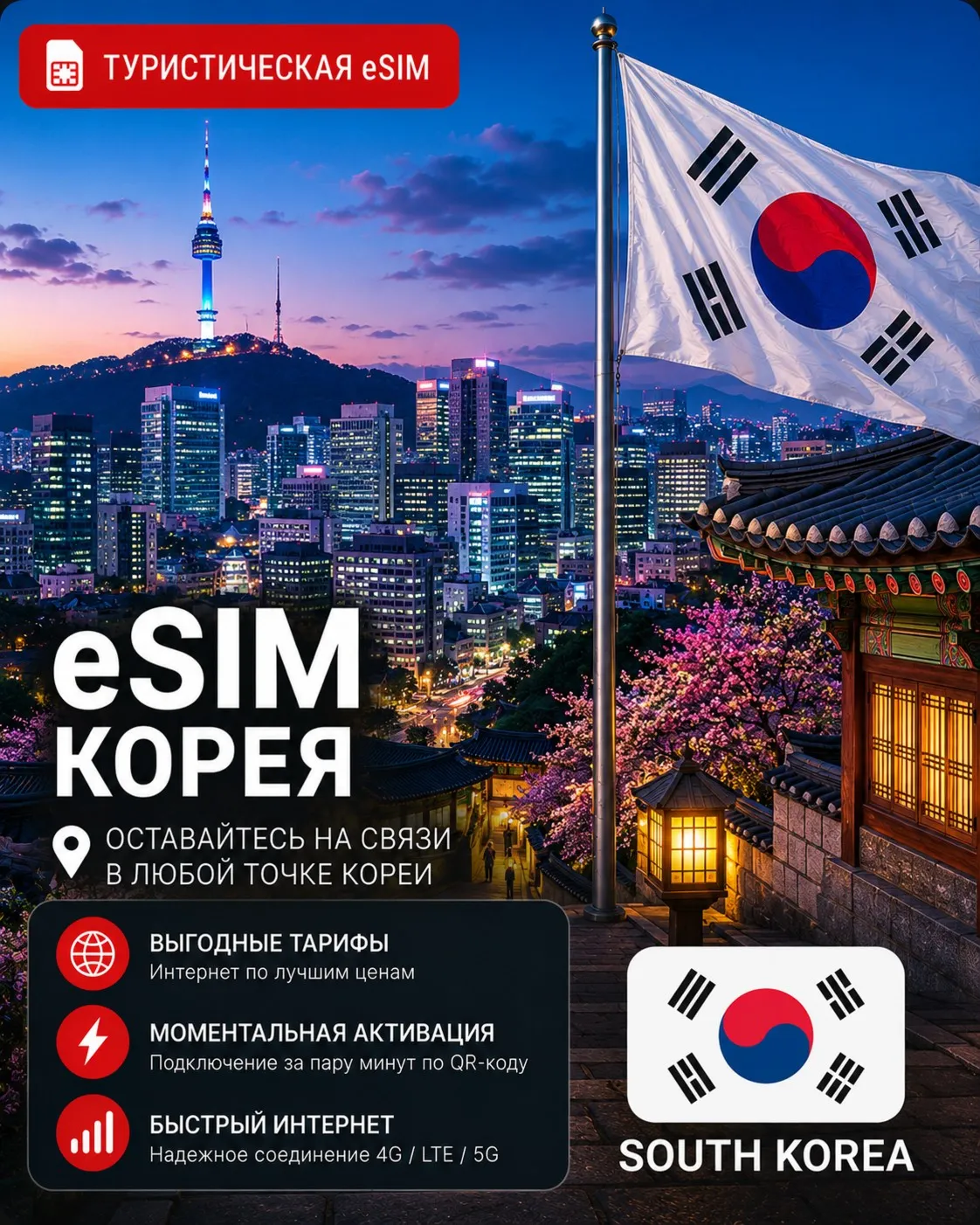 eSIM КОРЕЯ | МОБИЛЬНЫЙ ИНТЕРНЕТ БЕЗ РОУМИНГА - irongamers.ru