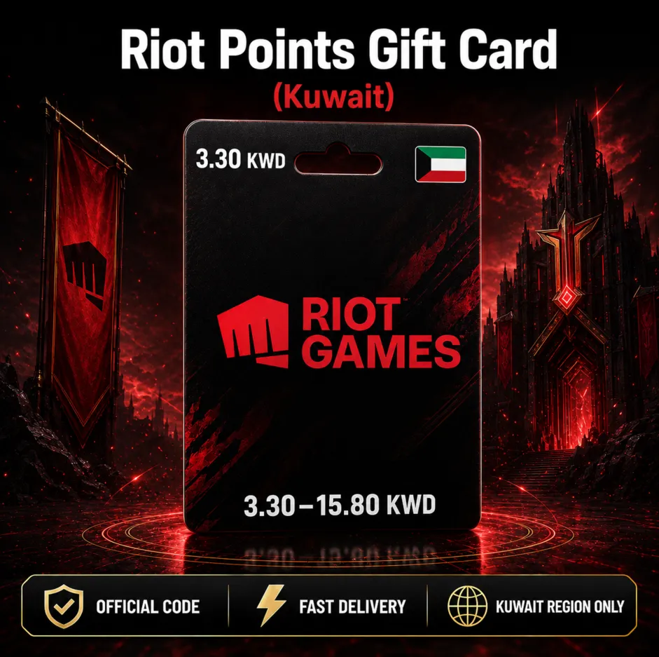 Riot Points Gift Card (Кувейт) 3.30–15.80 KWD | Код пополнения