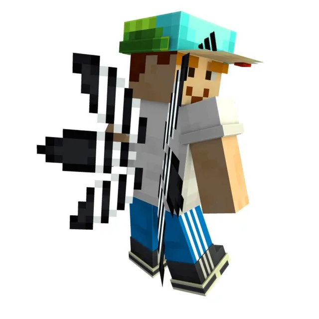 Minecraft Bedrock Edition Adidas Trefoil Wings DLC Крылья Адидас (PC, XBOX)