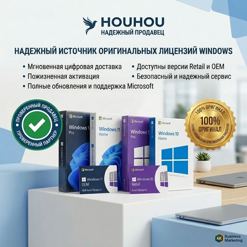 Windows 11 / 10 PRO & HOME | Оригинальная лицензия | Retail / OEM | Мгновенная - irongamers.ru