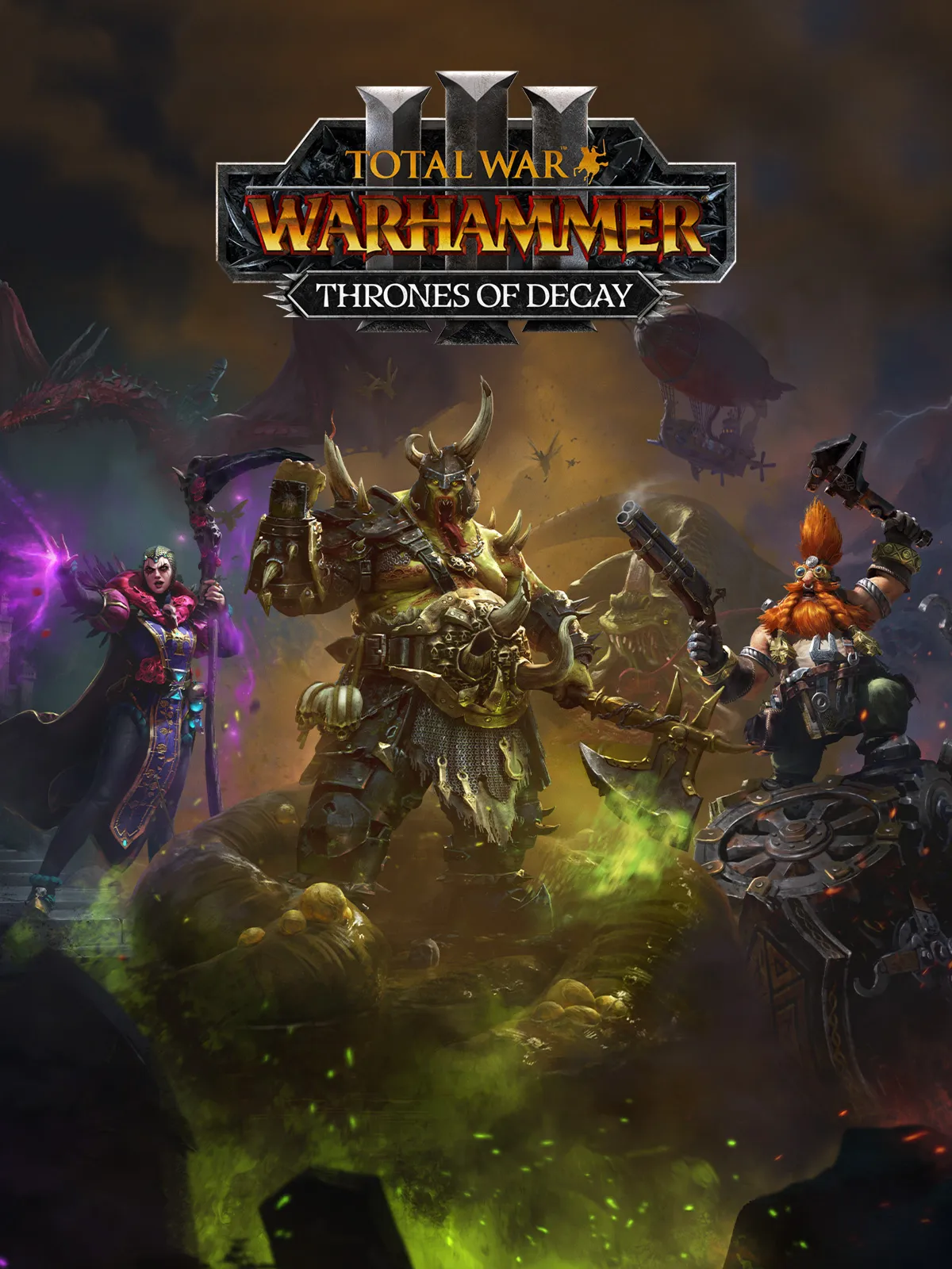 Total War: WARHAMMER III - Thrones of Decay 3 в 1 GLOBAL STEAM KEY + РФ - irongamers.ru