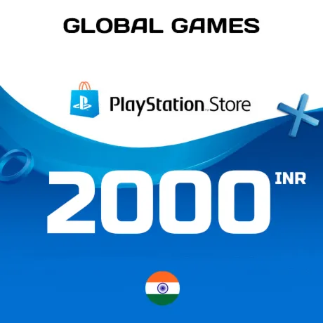 Карта PlayStation PSN 2000 INR Индия КОД ПОПОЛНЕНИЯ - irongamers.ru