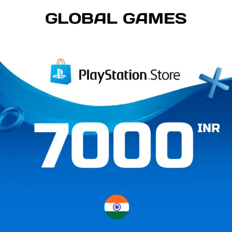 Карта PlayStation PSN 7000 INR Индия КОД ПОПОЛНЕНИЯ - irongamers.ru