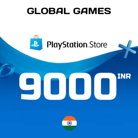 Карта PlayStation PSN 9000 INR Индия КОД ПОПОЛНЕНИЯ - irongamers.ru