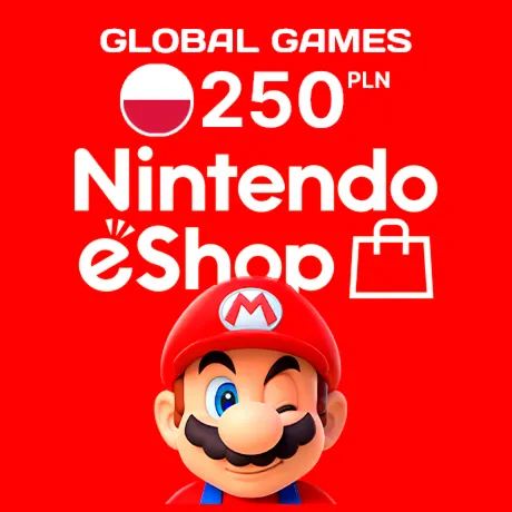 NINTENDO eSHOP 250zl PLN Польша КАРТА ПОПОЛНЕНИЯ - irongamers.ru