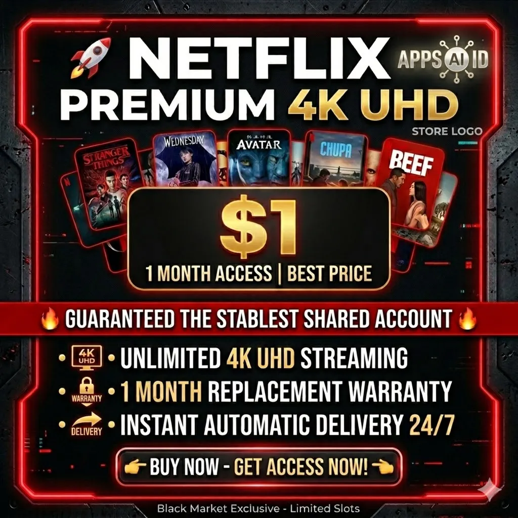 NETFLIX PREMIUM 4K ULTRA HD ⭐ 1 MONTH HIGH QUALITY [INSTANT DELIVERY] - irongamers.ru