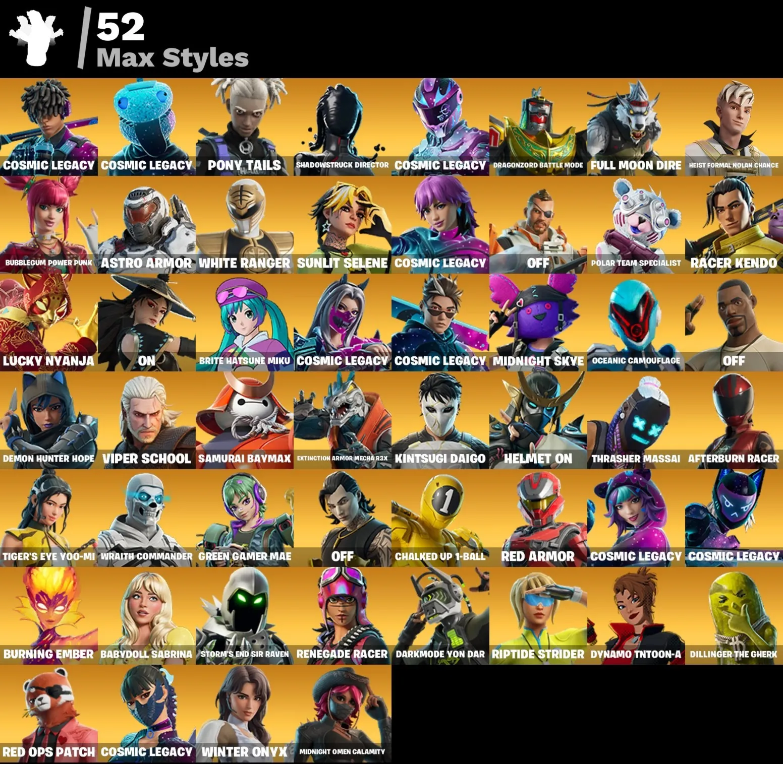 Мгновенный доступ • FN (все платформы) • 165 skins • Renegade Raider • Полный доступ