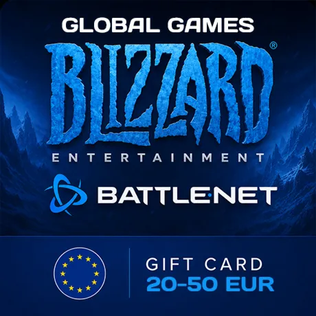 Карта Blizzard 20-50€ ЕВРО (Battle.net) EU - irongamers.ru