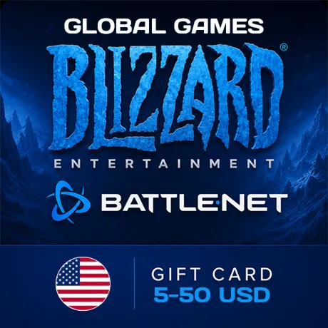 Карта Blizzard 5-50$ USD (Battle.net) США - irongamers.ru