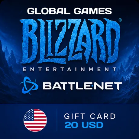Карта Blizzard 20$ USD (Battle.net) США - irongamers.ru