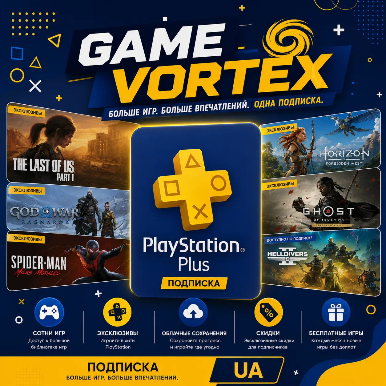 PS Plus Deluxe / Extra / Essential и EA Play Украина | 1-12 месяцев | Быстрая до - irongamers.ru