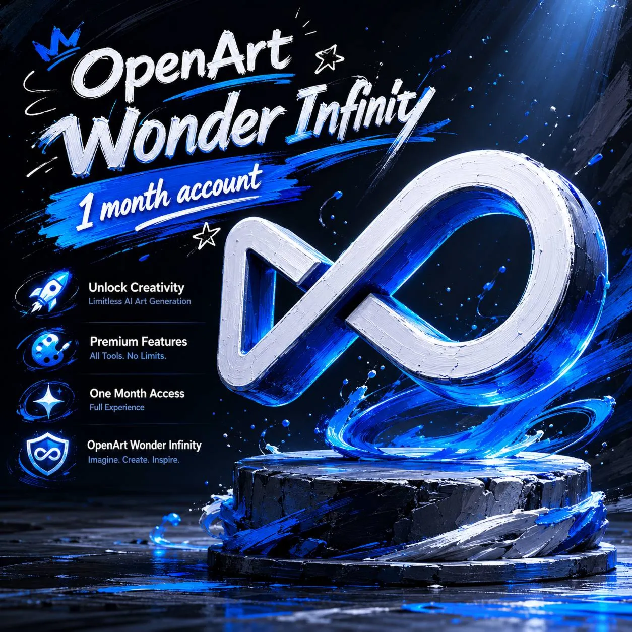 OpenArt AI丨Wonder/Infinity Plan丨Подписка 1 месяц | Account