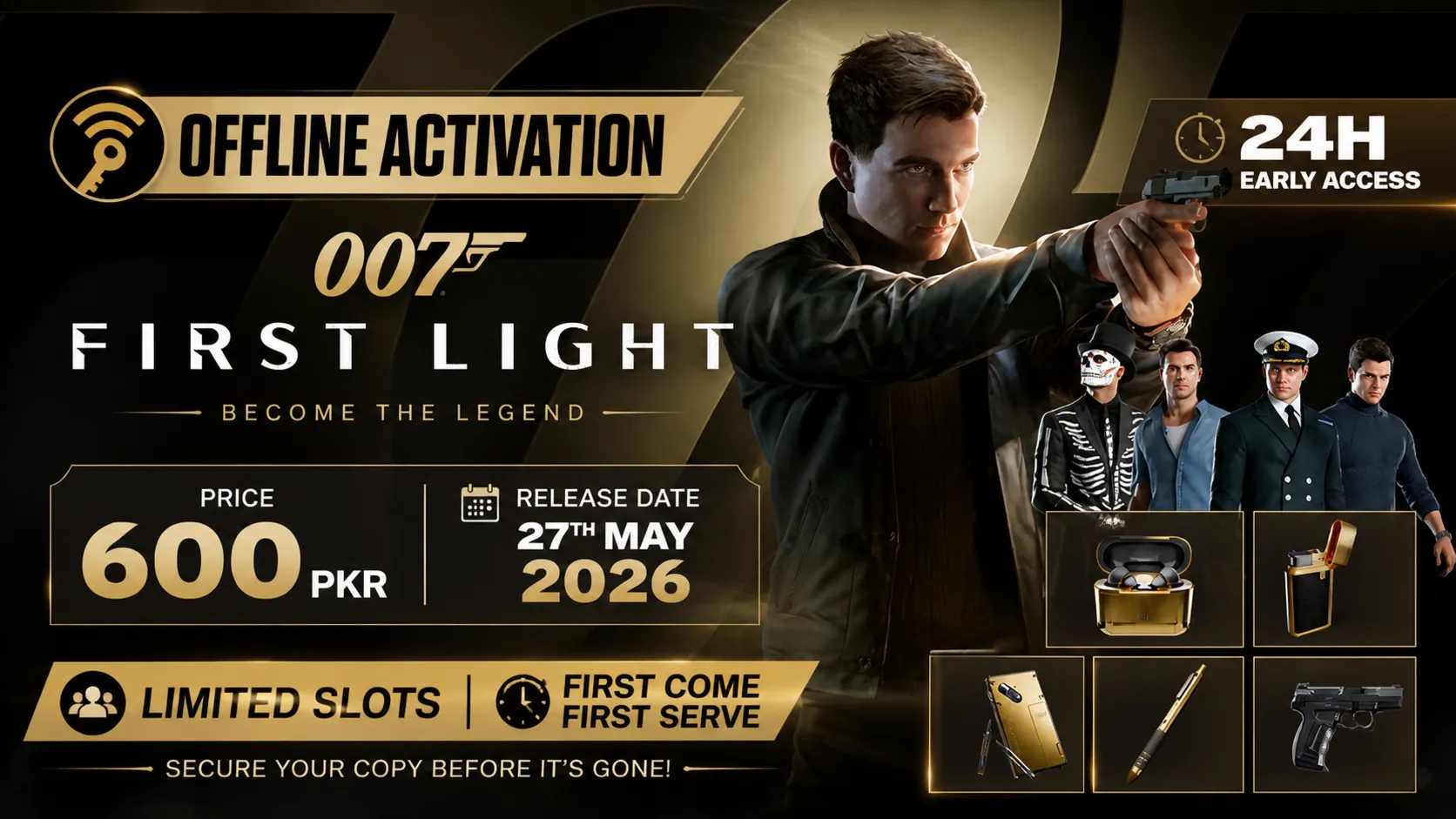 007 First Light Steam Deluxe Offline (No Guard) - irongamers.ru
