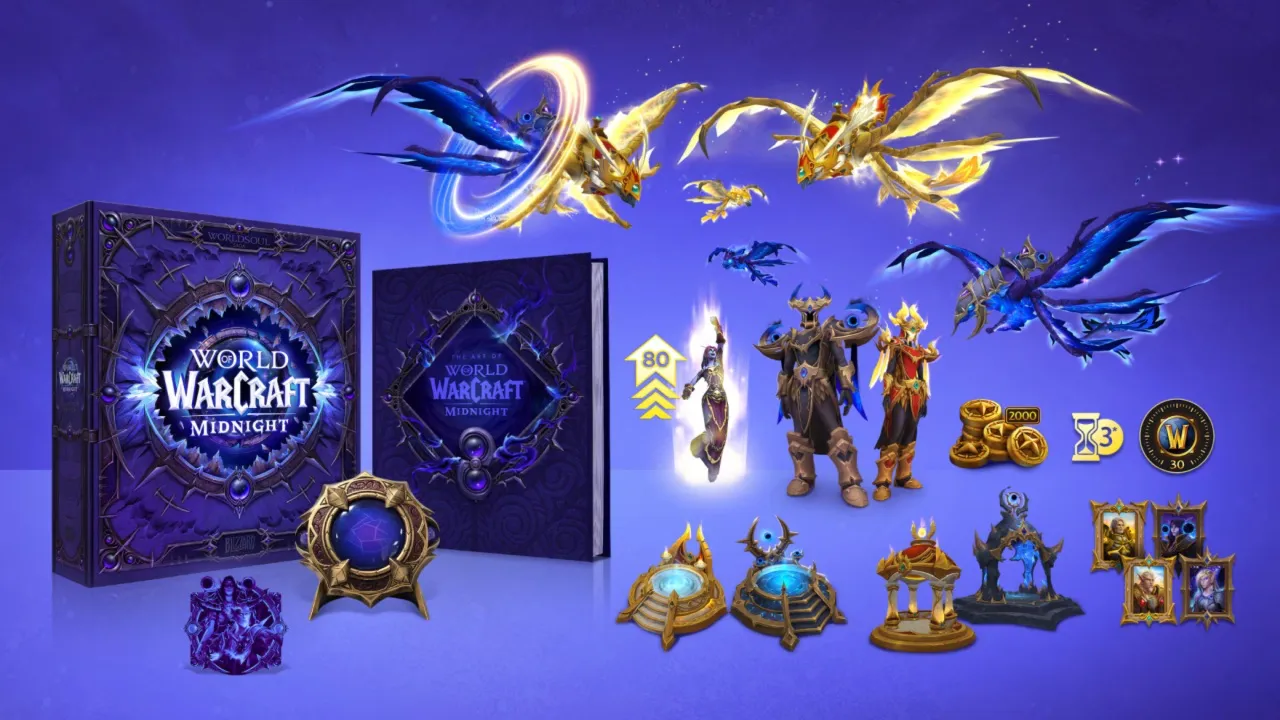 World of Warcraft: Midnight Collector's Edition ключ и короб для РФ и любых регионов