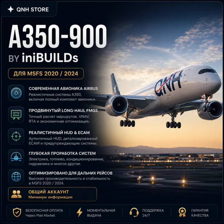 iniBuilds A350 for MSFS 2020 / 2024 - irongamers.ru