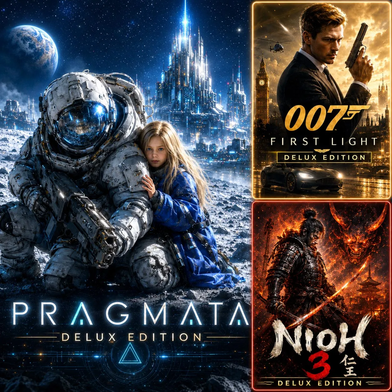 Pragmata - DELUXE EDITION + Bonus (007 FL + Nioh 3) | Оффлайн аккаунт | STEAM |