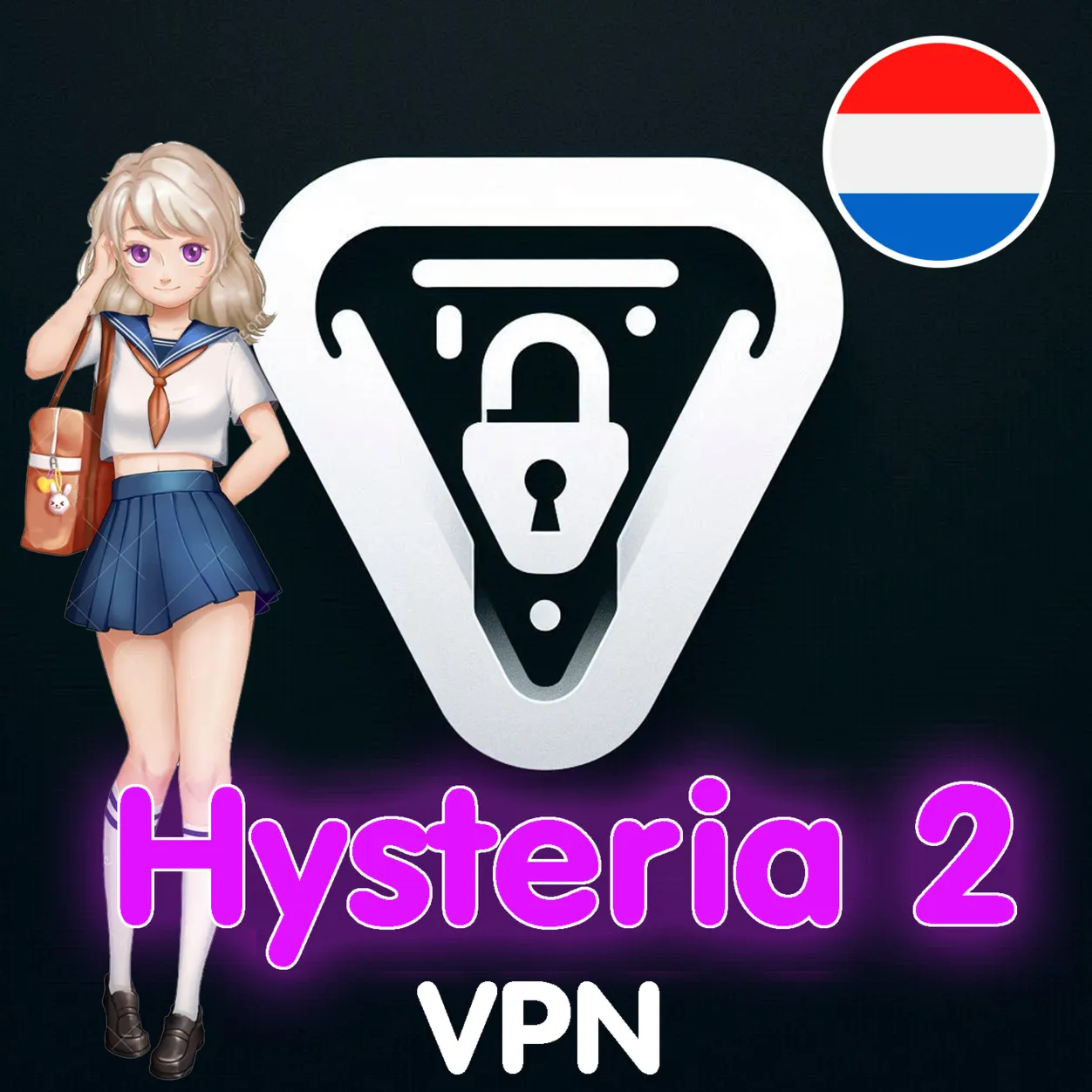 🚀  Hysteria 2 Нидерланды Купить Ключ Быстрого  с Обходом Блокировок (24/7)