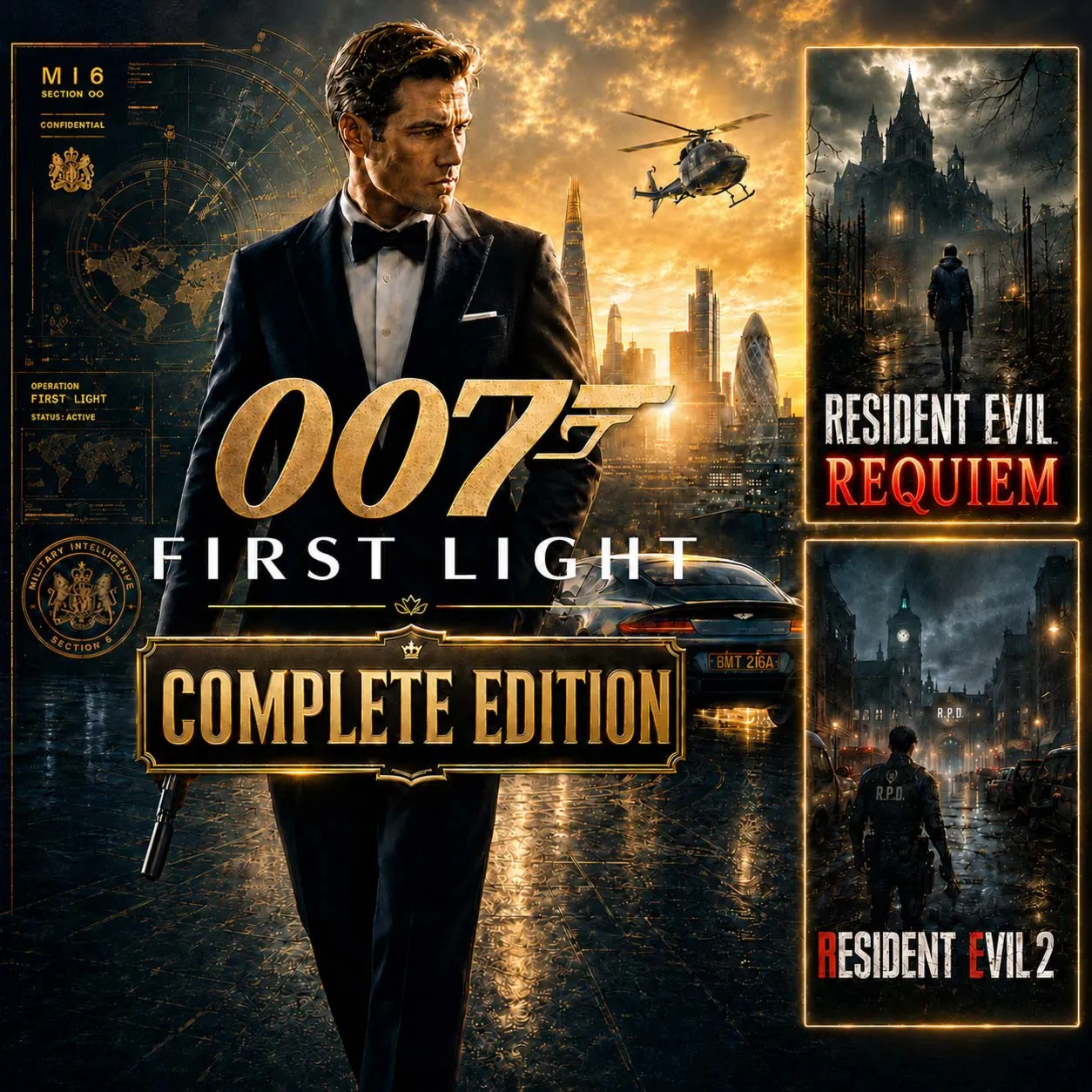 007 First Light Deluxe Edition + BONUS (RE Requiem + RE2) | Оффлайн аккаунт | STEAM |