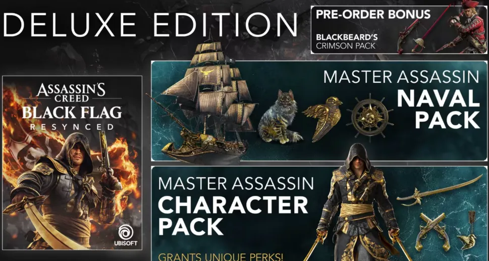 Assassin&acute;s Creed Black Flag Resynced Deluxe+DLC+БЕЗ ОЧЕРЕДИ-Steam акаунт - irongamers.ru