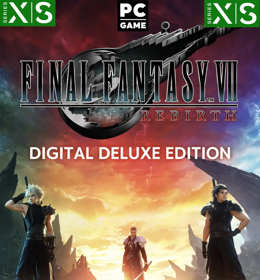 FINAL FANTASY VII REBIRTH DELUXE XBOX SERIES XS PC ПОКУПКА НА ВАШ АКАУНТ - irongamers.ru