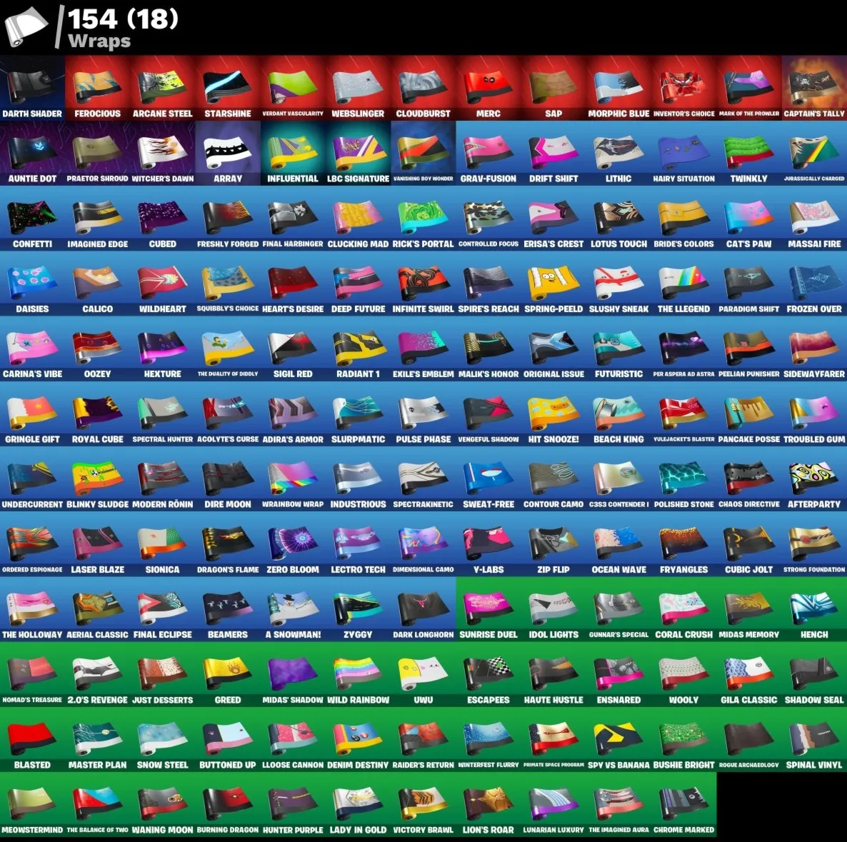 Мгновенный доступ • FN (все платформы) • 165 skins • 1350 VB • Полный доступ
