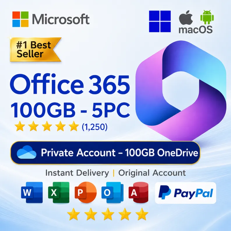 Office 365 Lifetime | OneDrive 100 ГБ Облако | 5 устройств | Личный аккаунт - irongamers.ru