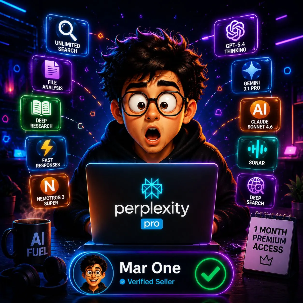 🧠 Perplexity AI Pro (1 Month) Account – Auto Delivery  | +30 дней гарантии