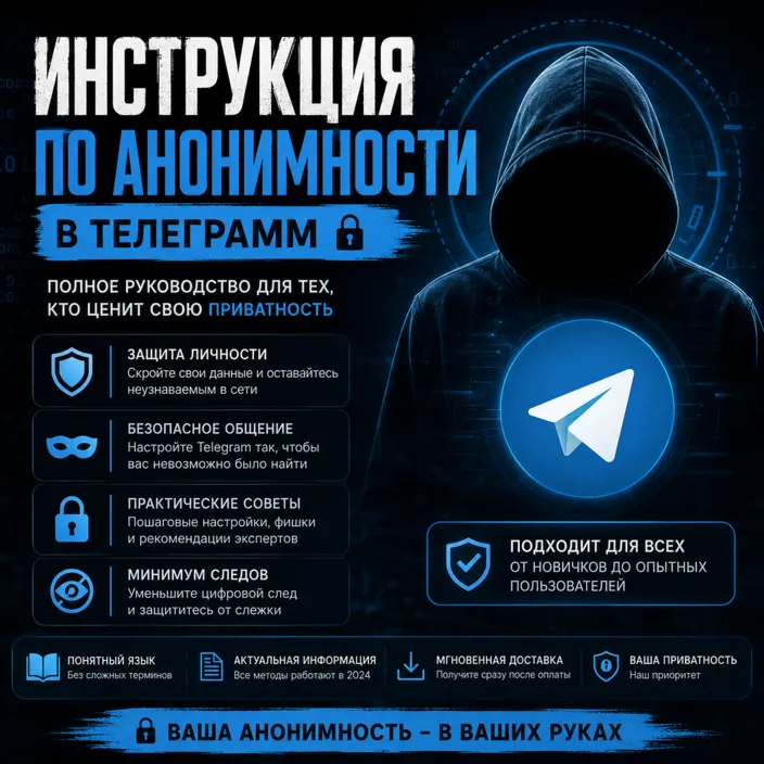Полная Анонимность в TG + 299.999 | АВТОВЫДАЧА - irongamers.ru
