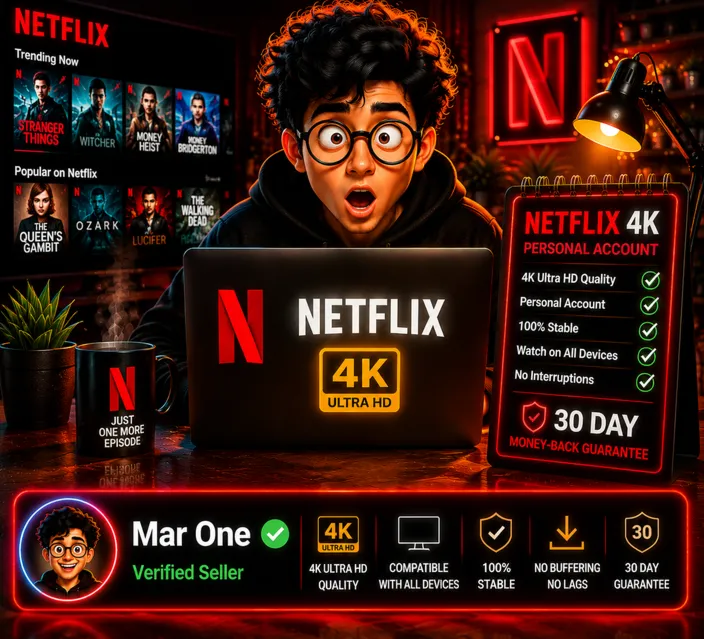 NETFLIX PREMIUM 4K ULTRA HD В РФ РАБОТАЕТ/ 1 МЕСЯЦ - irongamers.ru