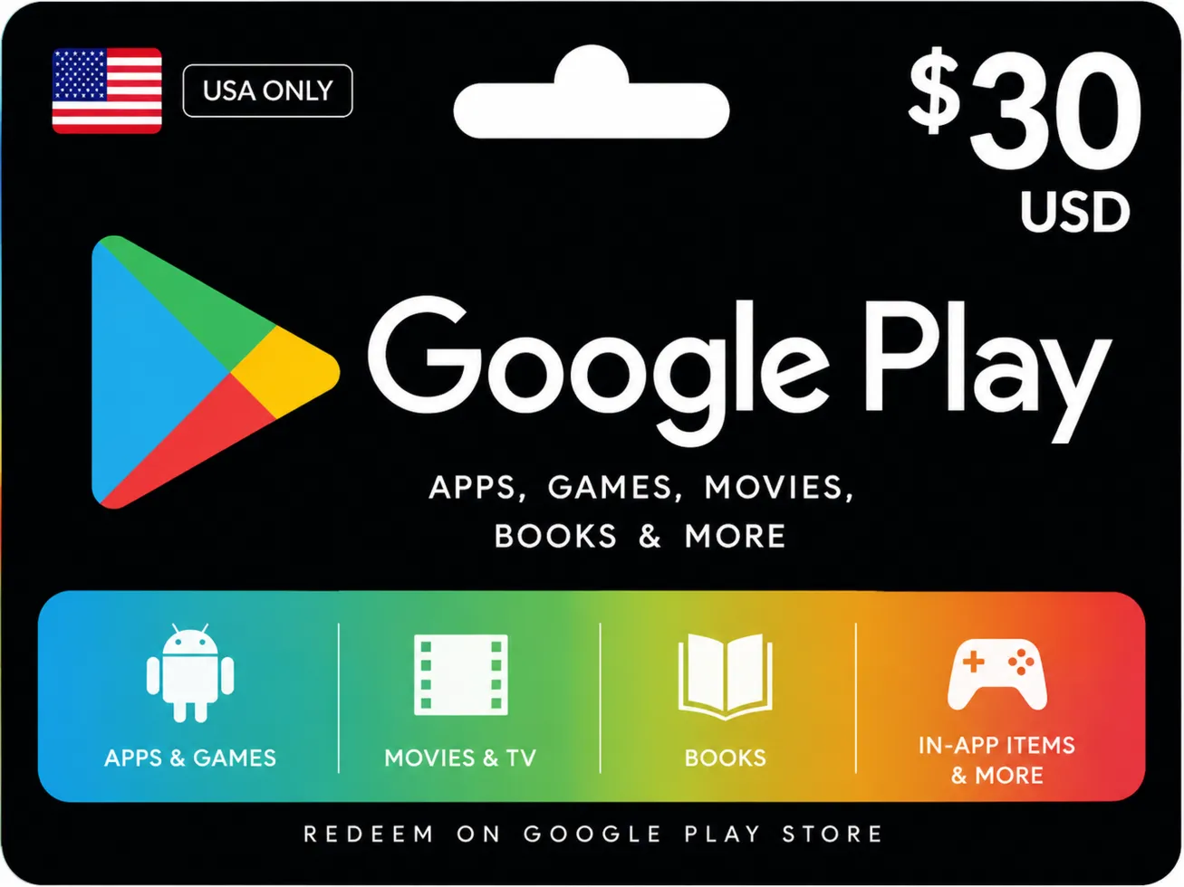 Подарочная карта Google Play Market только для США | Мгновенная доставка - irongamers.ru