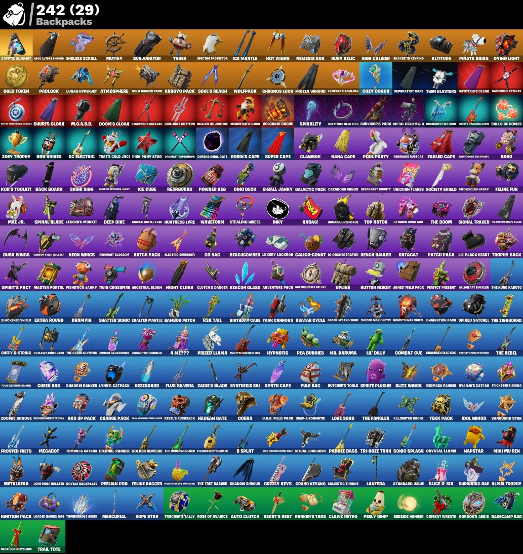 Мгновенный доступ • FN (все платформы) • 182 skins • 550 VB• Полный доступ