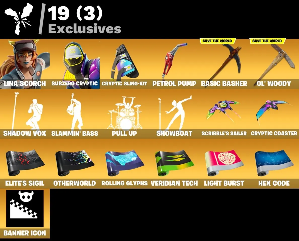 Мгновенный доступ • FN (все платформи) • 133 скіни • Renegade Raider • Повний доступ