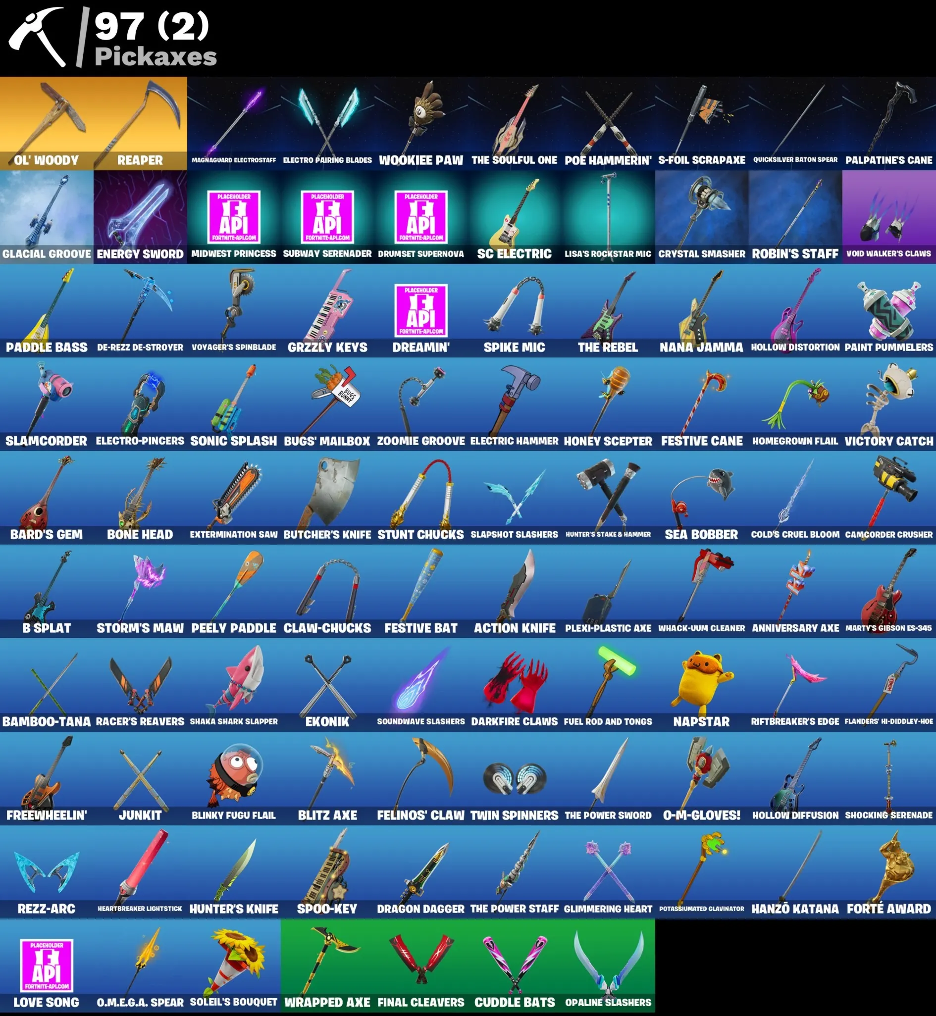 Мгновенный доступ • FN (все платформы) • 71 skins • Poe Dameron • Полный доступ