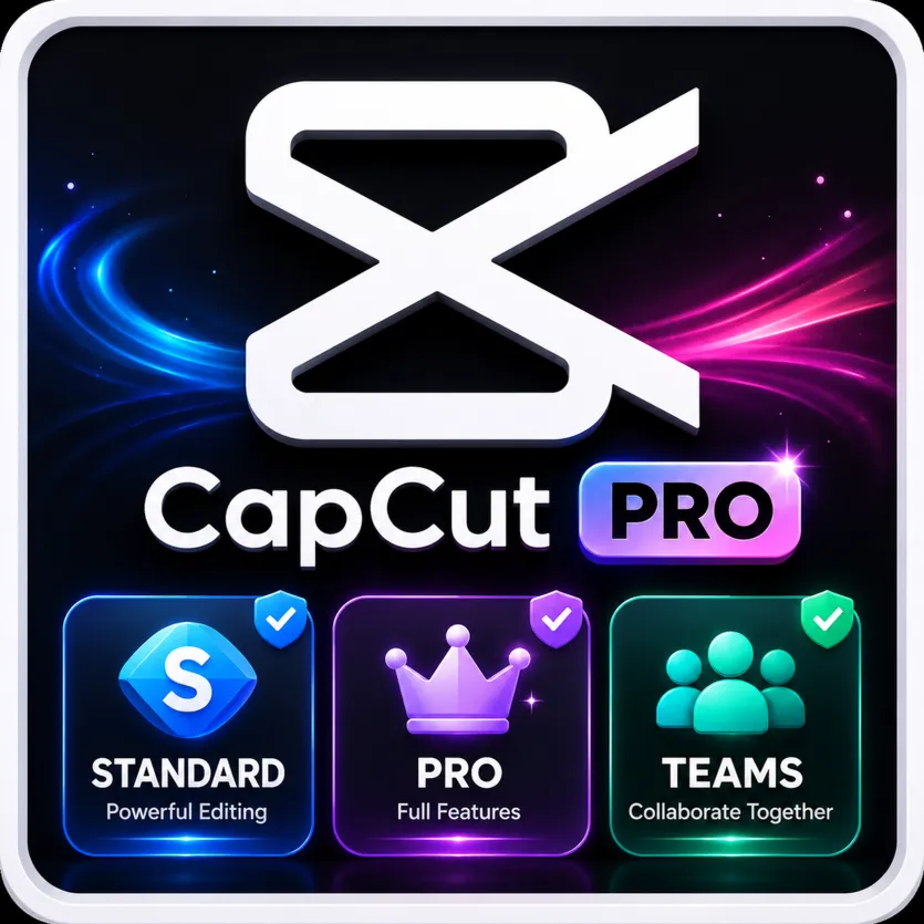 CapCut Pro Teams Standard | Полный набор инструментов | Полная гарантия - irongamers.ru