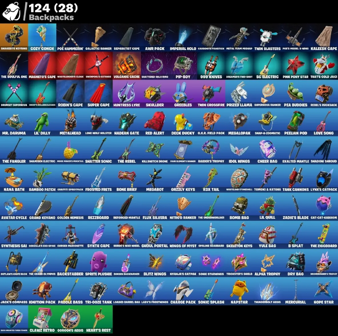 Мгновенный доступ • FN (все платформы) • 67 skins • Hades • Zeus • Полный доступ