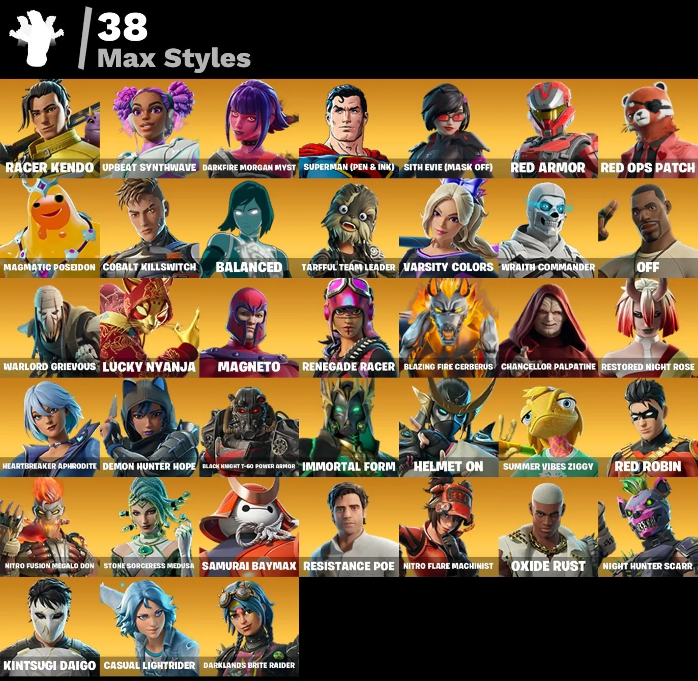 Мгновенный доступ • FN (все платформы) • 67 skins • Hades • Zeus • Полный доступ