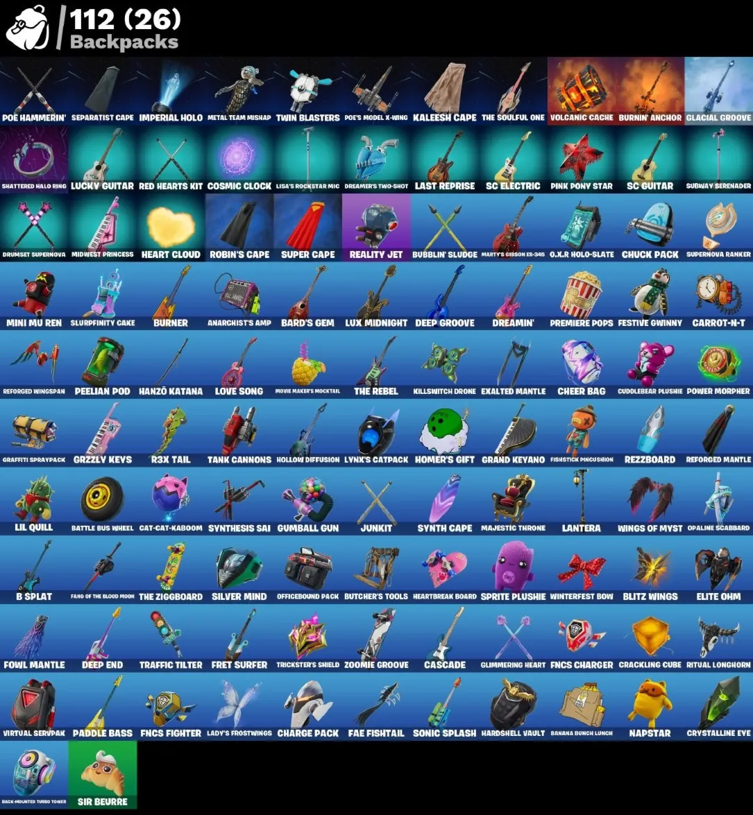 Мгновенный доступ • FN (все платформы) • 64 skins • Poe Dameron • Полный доступ