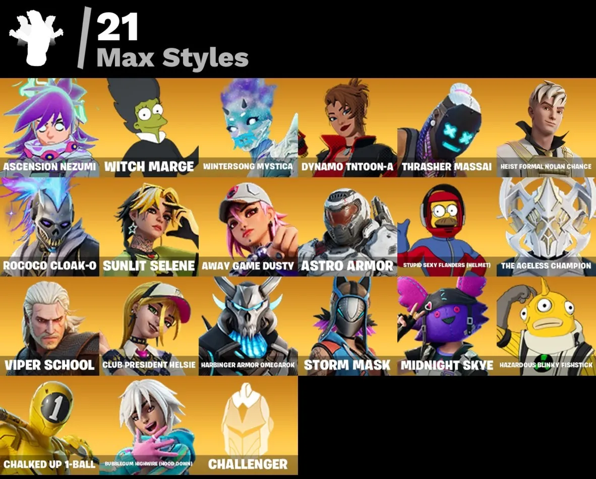 Мгновенный доступ • FN (все платформы) • 86 skins • Spectra Knight • Полный доступ