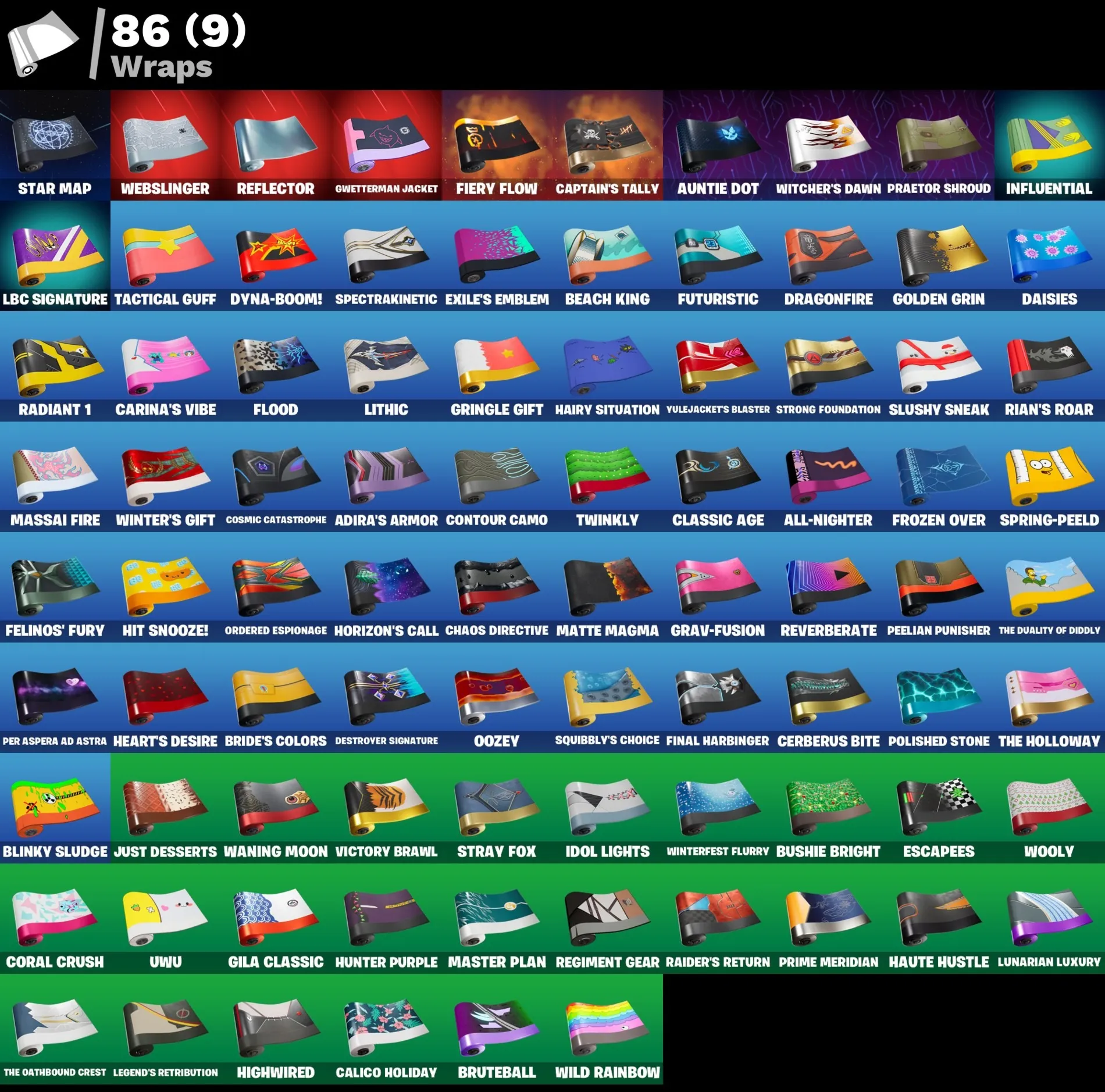 Мгновенный доступ • FN (все платформы) • 86 skins • Spectra Knight • Полный доступ