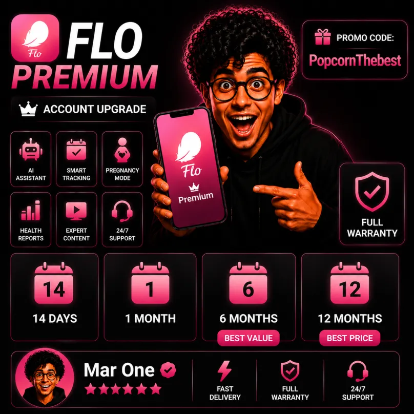Flo Premium – 1–12 Месяцев | Личный Аккаунт | Мгновенная Активация | Mar One ⭐ - irongamers.ru
