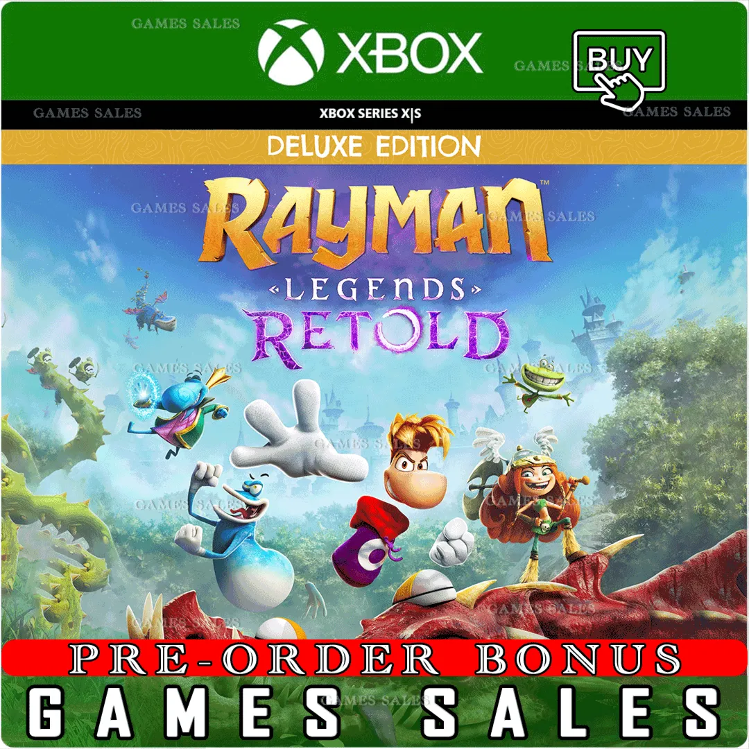 ✅ ❤ ️RAYMAN LEGENDS RETOLD DELUXE EDITION❤ ️XBOX SERIES X|S❤ ️ПРЕДЗАКАЗ С БОНУСАМИ✅ 