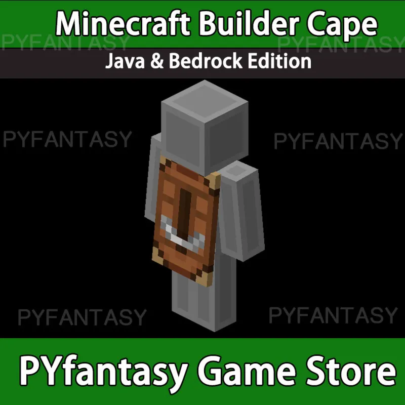 Minecraft Java & Bedrock Edition- Builder Cape KEY