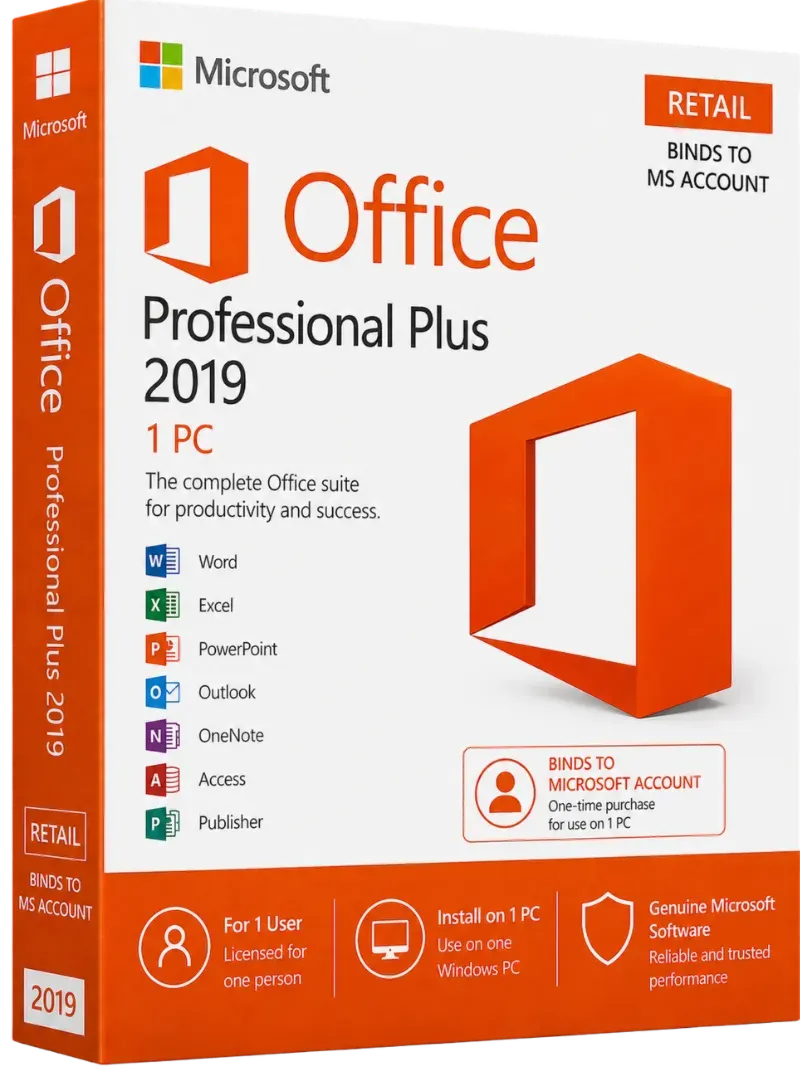 MS Office 2019 Professional Plus OEM Key