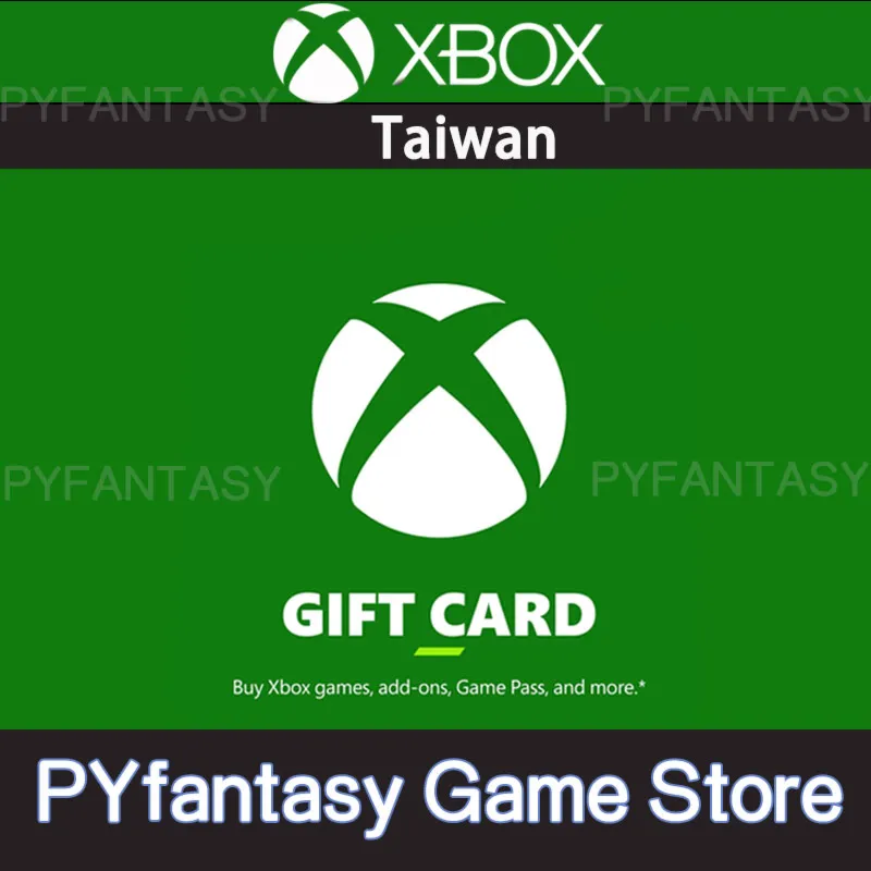 Xbox Gift Card 250/500/1000/2000 twd Taiwan Key