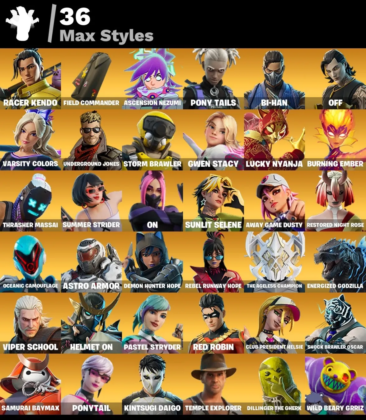 Мгновенный доступ • FN (все платформы) • 77 skins • Snap • 1250 VB • Полный доступ